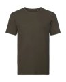 Heren T-shirt Organisch Russell R-108M-0 Dark Olive